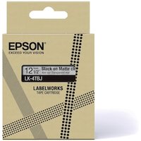 Epson C53S672065 Schriftband LK-4TBJ Matt 12mm x 8m schwarz auf transparent von Epson