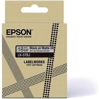 Epson C53S672066 Schriftband LK-5TBJ Matt 18mm x 8m schwarz auf transparent von Epson