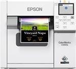 Epson ColorWorks CW-C4000E (BK) - Etikettendrucker - Farbe - Tintenstrahl - Rolle (10,2 cm) - 1200 x 1200 dpi - bis zu 100 mm/Sek. (einfarbig)/ bis zu 100 mm/Sek. (Farbe) - USB, USB-Host - Cutter von Epson