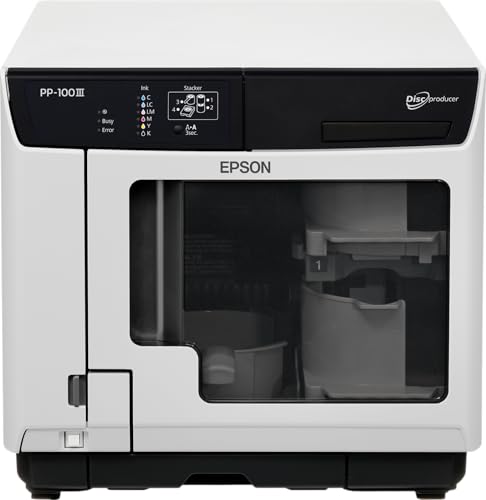 Epson Discproducer PP-100II Duplikator für optische Platten 100 Kopien Schwarz, Weiß von Epson