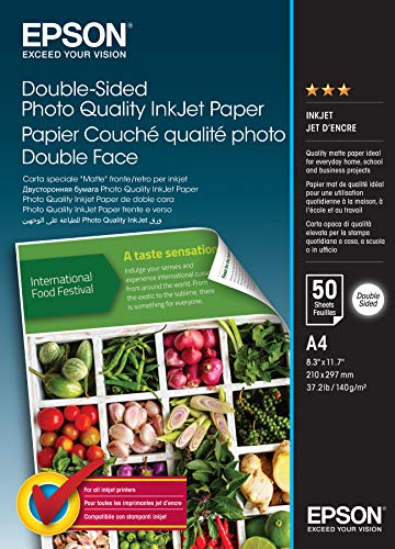 Epson Doppelseitiges Ink Jet Paper, A4 - 50 Blatt von Epson