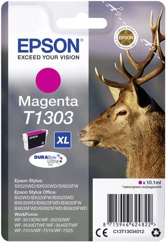 Epson Druckerpatrone T1303 Original Magenta C13T13034012 von Epson