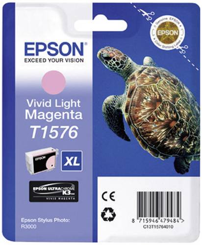 Epson Druckerpatrone T1576 XL Original Light Magenta C13T15764010 Epson Druckerpatrone T1576 XL Original Light Magenta C13T15764010 von Epson