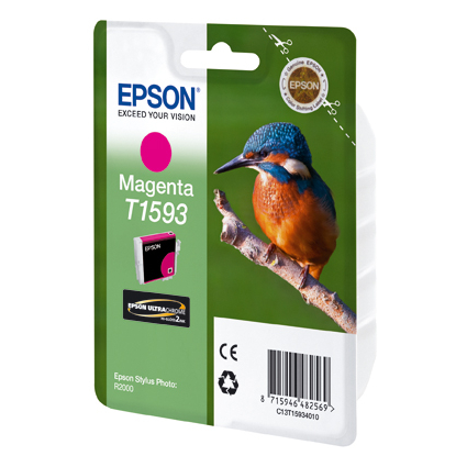 Epson T1593 Tintenpatrone Magenta 17 ml Kompatibilität: Epson Stylus Photo R2000 Epson T1593 Tintenpatrone Magenta 17 ml Kompatibilität: Epson Stylus Photo R2000 von Epson