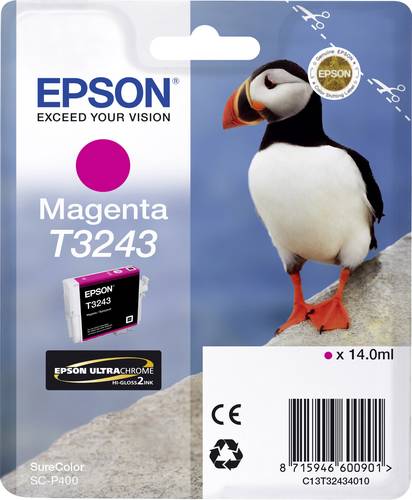 Epson Druckerpatrone T3243 Original Magenta C13T32434010 von Epson