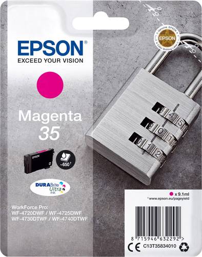 Epson Druckerpatrone T3583, 35 Original Magenta C13T35834010 von Epson