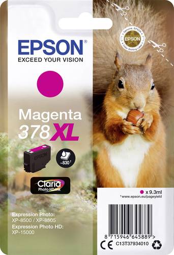 Epson Druckerpatrone T3793, 378XL Original Magenta C13T37934010 Epson Druckerpatrone T3793, 378XL Original Magenta C13T37934010 von Epson