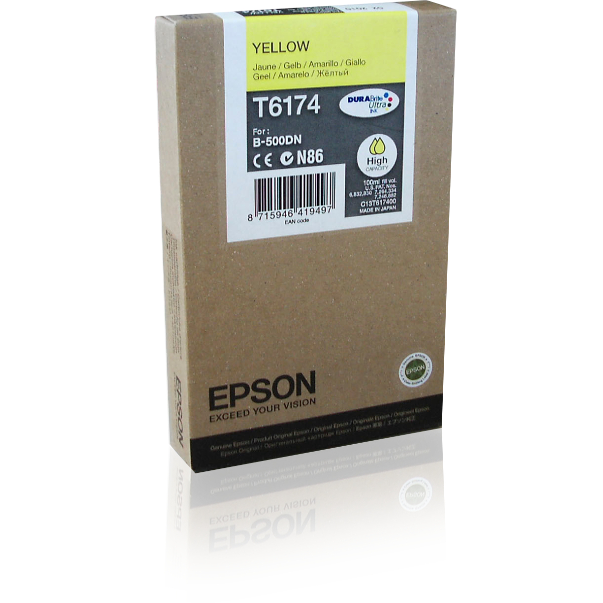 Epson Druckerpatrone T6174, Gelb von Epson