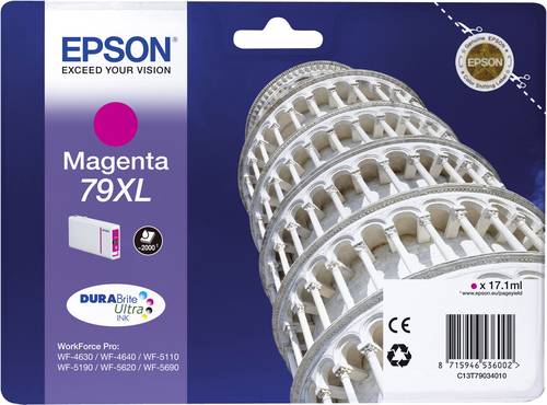 Epson Druckerpatrone T7903, 79XL Original Magenta C13T79034010 von Epson