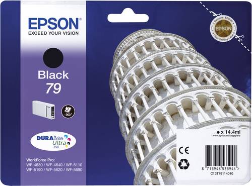 Epson Druckerpatrone T7911, 79 Original Schwarz C13T79114010 von Epson