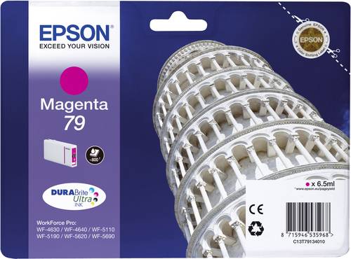 Epson Druckerpatrone T7913, 79 Original Magenta C13T79134010 von Epson
