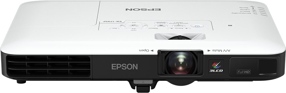 Epson EB-1795F - 3-LCD-Projektor - tragbar - 3200 lm (white) - 3200 lm (Farbe) - Full HD (1920 x 1080) - 16:9 - HD 1080p - 802.11n wireless / NFC / Miracast von Epson