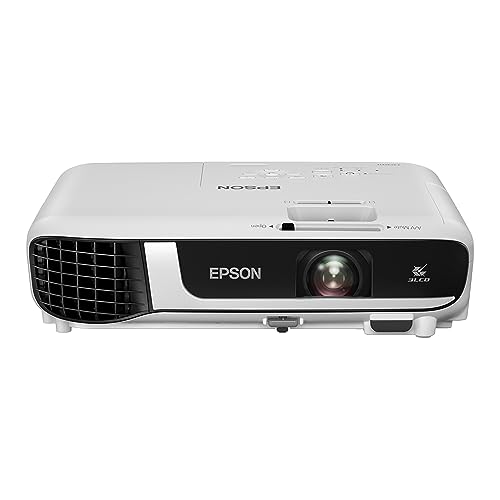 Epson EB-W51 3LCD Projektor (WXGA 1.280x800p, 4.000 Lumen Weiß- und Farbhelligkeit, Kontrastverhältnis 16.000:1, optionales WLAN, HDMI) von Epson