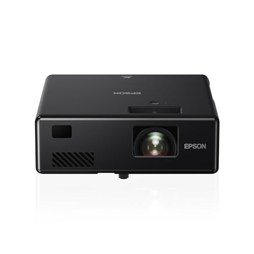 Epson EF-11 tragbarer 3LCD-Laserprojektor (Full HD 1920x1080p, 1.000 Lumen Weiß- und Farbhelligkeit, Kontrastverhältnis 2.500.000:1, nur 1,2 kg Gewicht, Miracast, HDMI) von Epson