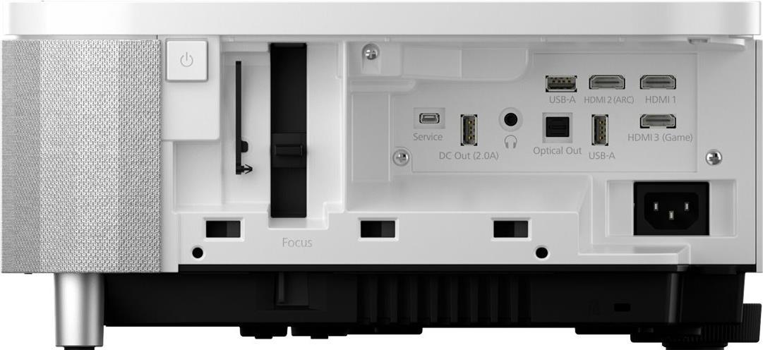 Epson EH-LS800W - 3-LCD-Projektor - 4000 lm (weiß) - 4000 lm (Farbe) - 16:9 - 4K - 802,11ac drahtlos - Schwarz / Weiß - Android TV (V11HA90040) von Epson