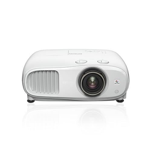 Epson EH-TW7100 4K Pro-UHD 3LCD-Beamer (3.000 Lumen Weiß- und Farbhelligkeit, Kontrastverhältnis 100.000:1, integrierte 10-W-Lautsprecher, optionales WLAN, HDMI) von Epson