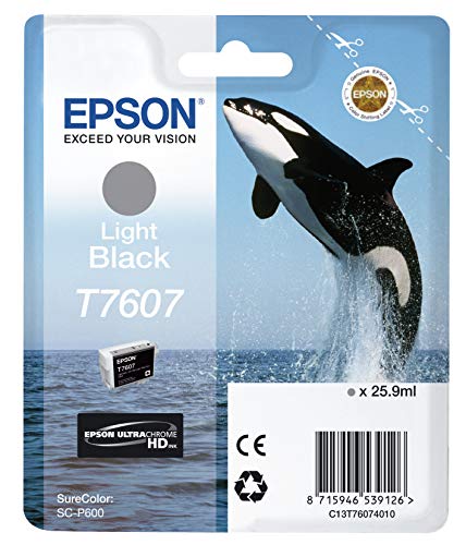 Epson EP53912 T76074010 Tintenpatronen, 26 ml, hell schwarz von Epson