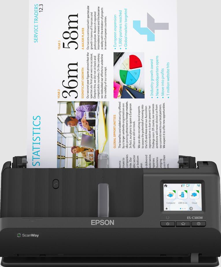 Epson ES-C380W Einzelblattscanner von Epson