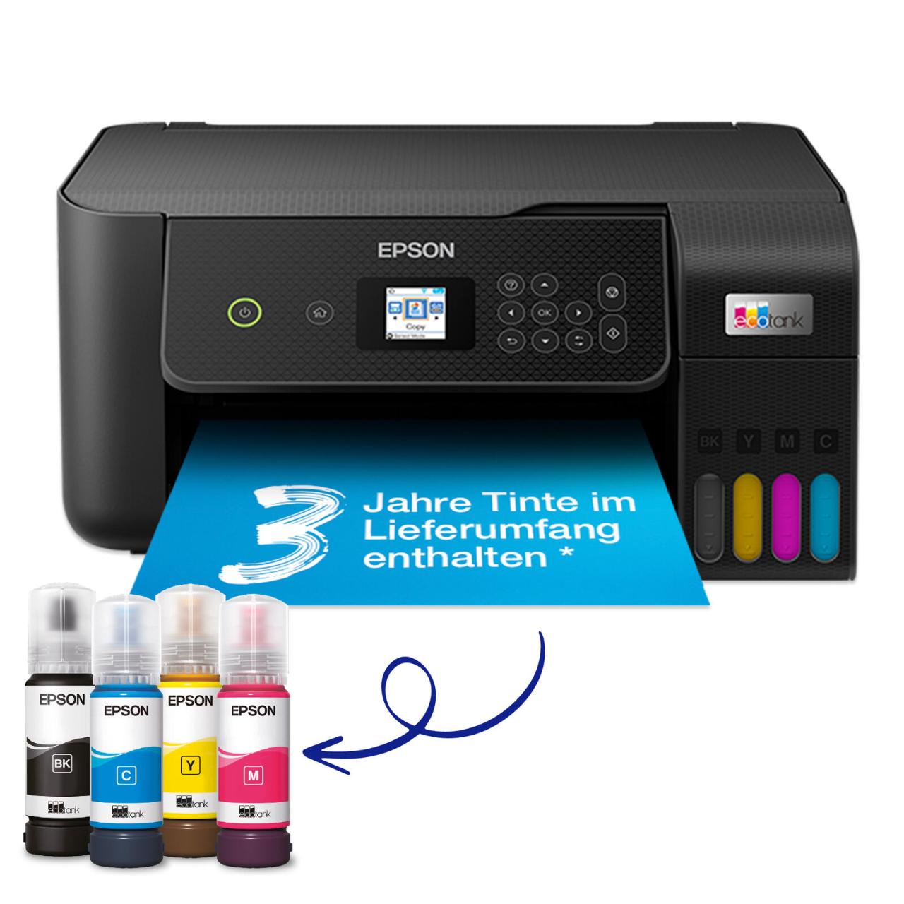 Epson EcoTank ET-2825/ET-2820 A4-Tintentank-Multifunktionsdrucker Epson EcoTank ET-2825/ET-2820 A4-Tintentank-Multifunktionsdrucker von Epson