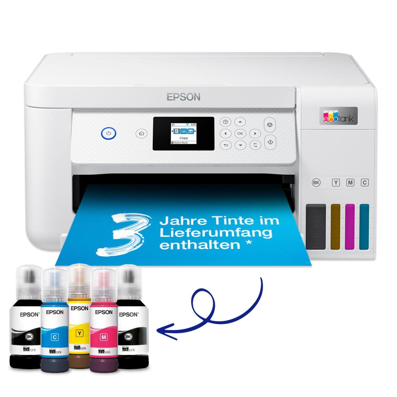 Epson EcoTank ET-2856 A4-Tintentank-Multifunktionsdrucker von Epson