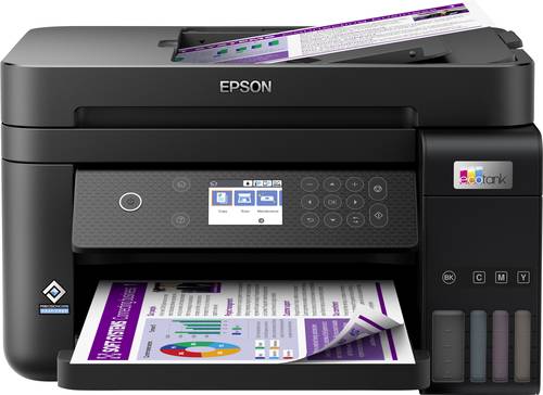 Epson EcoTank ET-3850 Multifunktionsdrucker A4 Drucker, Scanner, Kopierer ADF, USB, WLAN, Tintentank von Epson