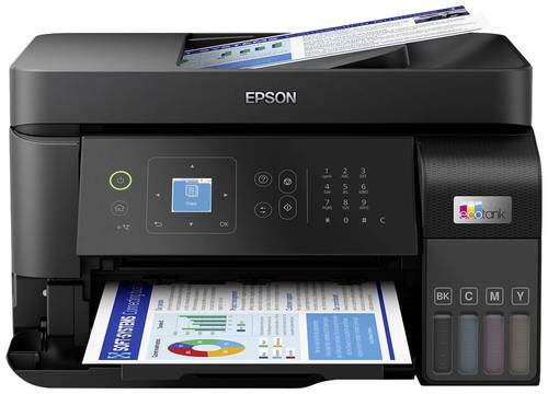 Epson EcoTank ET-4810 Tintenstrahl-Multifunktionsdrucker A4 Drucker, Scanner, Kopierer, Fax WLAN, Ti von Epson