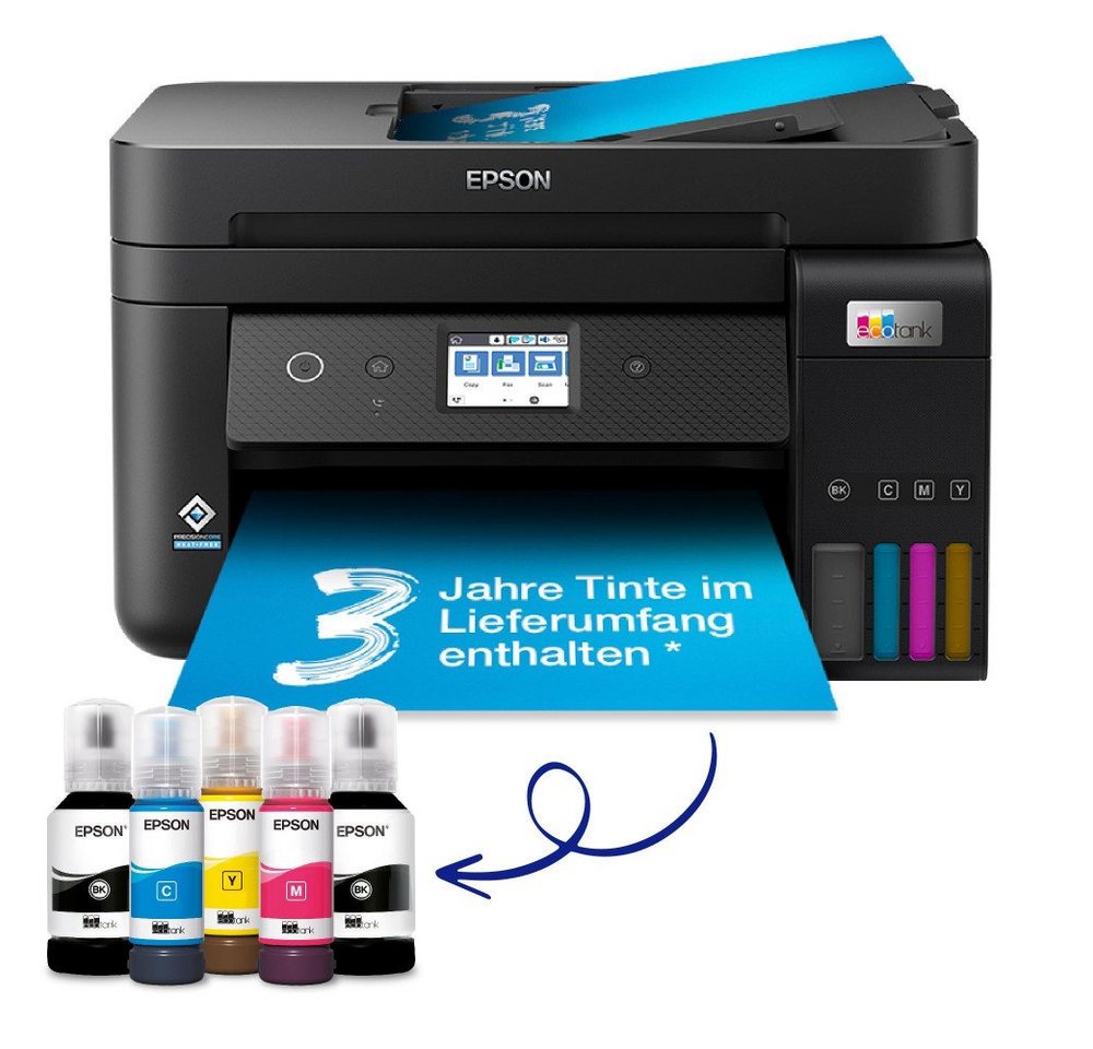 Epson EcoTank ET-4850 A4-Multifunktions-Wi-Fi-Tintentankdrucker mit Tinte Multifunktionsdrucker von Epson