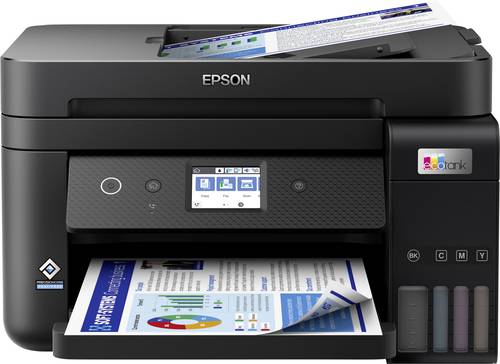 Epson EcoTank ET-4850 Multifunktionsdrucker A4 Drucker, Scanner, Kopierer, Fax ADF, Duplex, LAN, USB von Epson