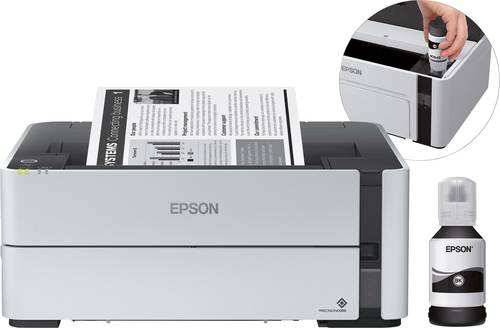 Epson EcoTank ET-M1170 Schwarzweiß Tintenstrahl Drucker A4 LAN, WLAN, Duplex, Tintentank-System Epson EcoTank ET-M1170 Schwarzweiß Tintenstrahl Drucker A4 LAN, WLAN, Duplex, Tintentank-System von Epson