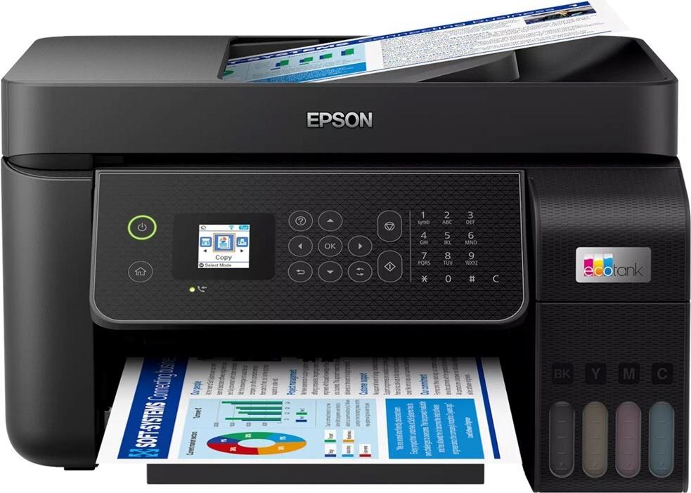Epson EcoTank L5310 WiFi - A4-Multifunktionsdrucker mit Wi-Fi und kontinuierlicher Tintenzufuhr (C11CJ65412) von Epson