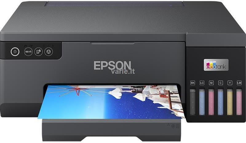 Epson EcoTank L8050 Fotodrucker 5760 x 1440 DPI 20,30cm (8) x 30,50cm (12) (20x30 cm) WLAN (C11CK37402) von Epson