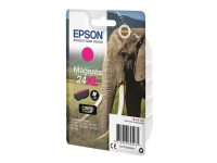 Epson Elephant Singlepack Magenta 24XL Claria Photo HD Ink, Hohe (XL-) Ausbeute, Tinte auf Pigmentbasis, 8,7 ml, 740 Seiten, 1 Stück(e) von Epson