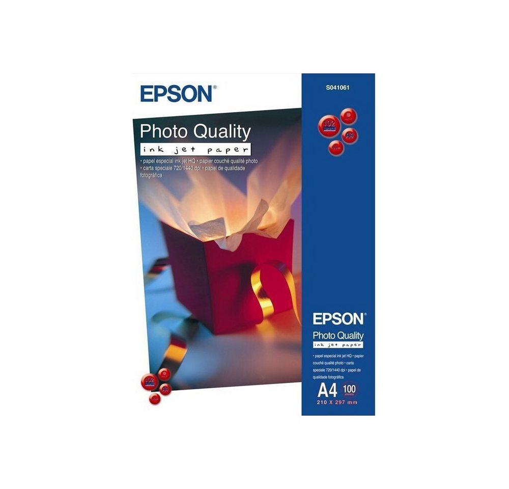 Epson Epson Photo Quality Ink Jet Paper für Drucke. Elektro-Kabel, Nicht glänzend, Hochwertiges 102 g/m² Hartpapier Epson Epson Photo Quality Ink Jet Paper für Drucke. Elektro-Kabel, Nicht glänzend, Hochwertiges 102 g/m² Hartpapier von Epson