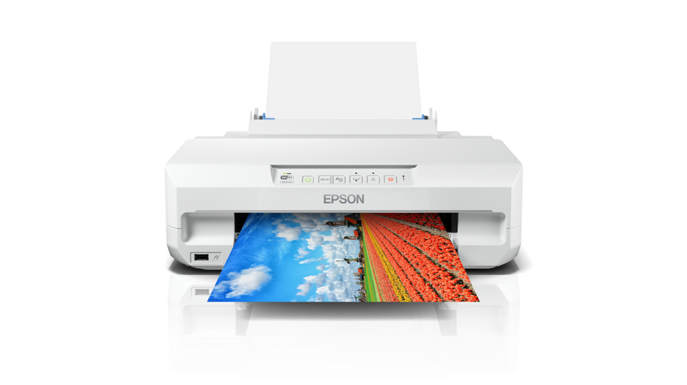 Epson Expression Photo XP-65 - Drucker - Farbe - Duplex - Tintenstrahl - A4/Legal - 5760 x 1440 dpi - bis zu 9.5 Seiten/Min. (einfarbig)/bis zu 9 Seiten/Min. (Farbe) - Kapazit�t: 100 Bl�tter - USB, LAN, Wi-Fi von Epson