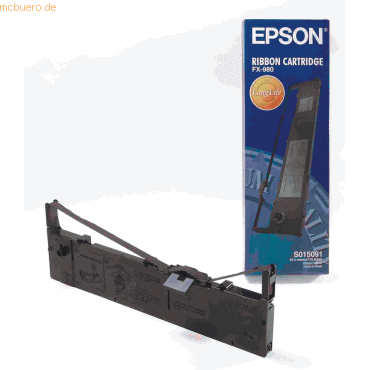 Epson Farbband Epson S015091 FX980 Nylon schwarz von Epson