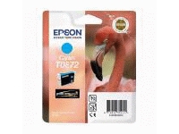 Epson Flamingo Singlepack Cyan T0872 Ultra Gloss High-Gloss 2, 11,4 ml, 1 Stück(e) von Epson