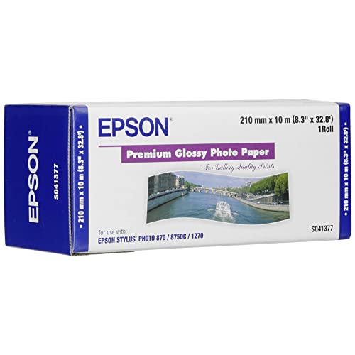 Epson Fotopapier Papier Rolle 210x10000 mm StylusP 870/875/890/895 von Epson