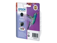 Epson Hummingbird Singlepack Black T0801 Claria Photographic Ink, Tinte auf Pigmentbasis, 1 Stück(e) von Epson