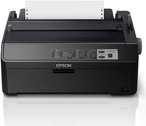 Epson LQ 590IIN - Drucker - monochrom - Punktmatrix - Rolle (21,6 cm), JIS B4, 254 mm (Breite) - 360 x 180 dpi - 24 Pin - bis zu 584 Zeichen/Sek. - parallel, USB 2.0, LAN, seriell von Epson