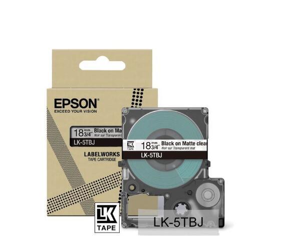 Epson LabelWorks LK-5TBJ - Schwarz auf Matt-Transparent - Rolle (1,8 cm x 8 m... Epson LabelWorks LK-5TBJ - Schwarz auf Matt-Transparent - Rolle (1,8 cm x 8 m... von Epson