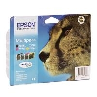 Epson Multipack T0715 - Druckerpatrone - 1 x Schwarz, Gelb, Cyan, Magenta (C13T07154010) von Epson