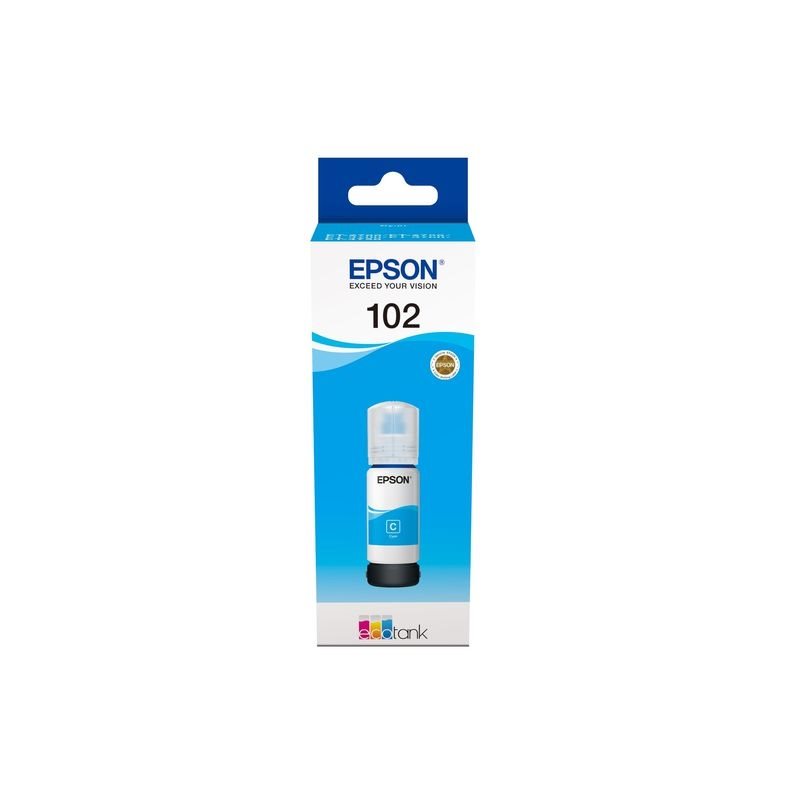 Epson Original 102 - Tinte cyan -  C13T03R240 von Epson