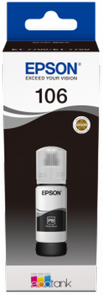 Epson Original 106 - Tinte Photo schwarz - C13T00R140 Epson Original 106 - Tinte Photo schwarz - C13T00R140 von Epson