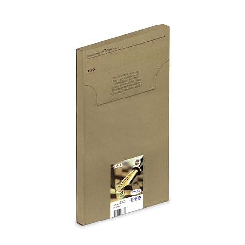 Epson Original 16XL Tinte Füller (WF-2630WF, WF-2650DWF, WF-2660DWF, WF-2750DWF, WF-2760DWF), Multipack 4-farbig von Epson