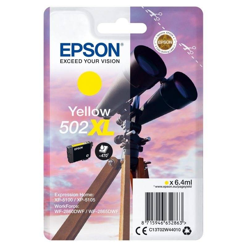 Epson Original 502XL Tinte gelb - C13T02W44010 von Epson