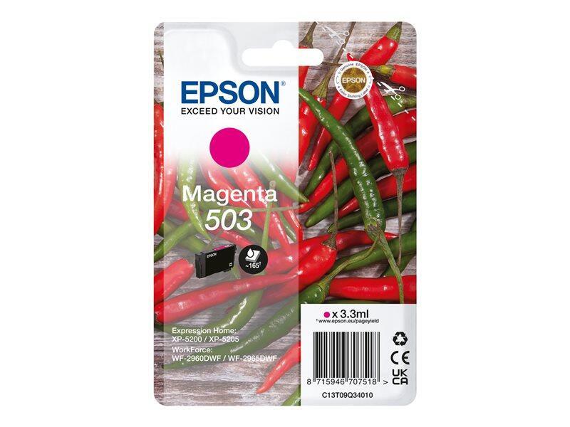 Epson Original 503 Chilischoten Druckerpatrone - magenta (C13T09Q34010) von Epson