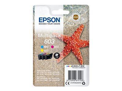 Epson Original 603 Seestern Druckerpatronen - 3er Multipack (C13T03U54010) von Epson