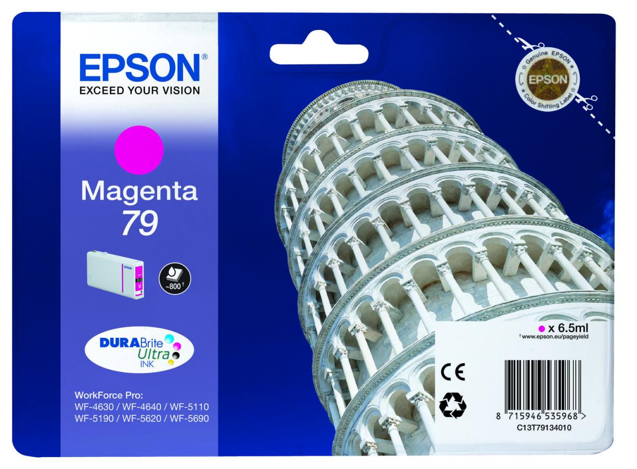 Epson Original 79 Druckerpatrone magenta 800 Seiten 6,5ml (C13T79134010) von Epson