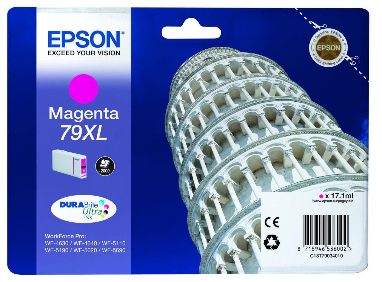 Epson Original 79XL Druckerpatrone magenta 2.000 Seiten 17,1ml (C13T79034010) von Epson