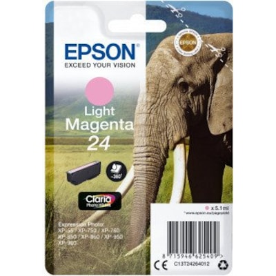 Epson Original Druckerpatrone 24 / T2426 Light Magenta von Epson